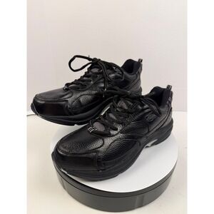 Dr Comfort Orthopedic Shoes for Custom Insoles Women Black Leather Walking 11W